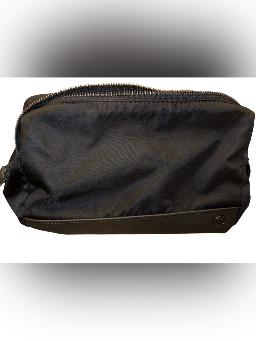 Lululemon Black travel/cosmetic bag.
